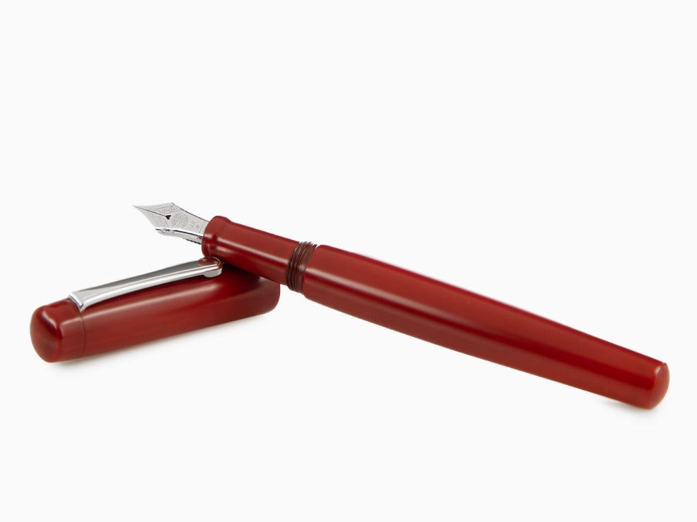 Nakaya Neo-Standard Füllfederhalter, Shu-nurippanashi, Rhodium