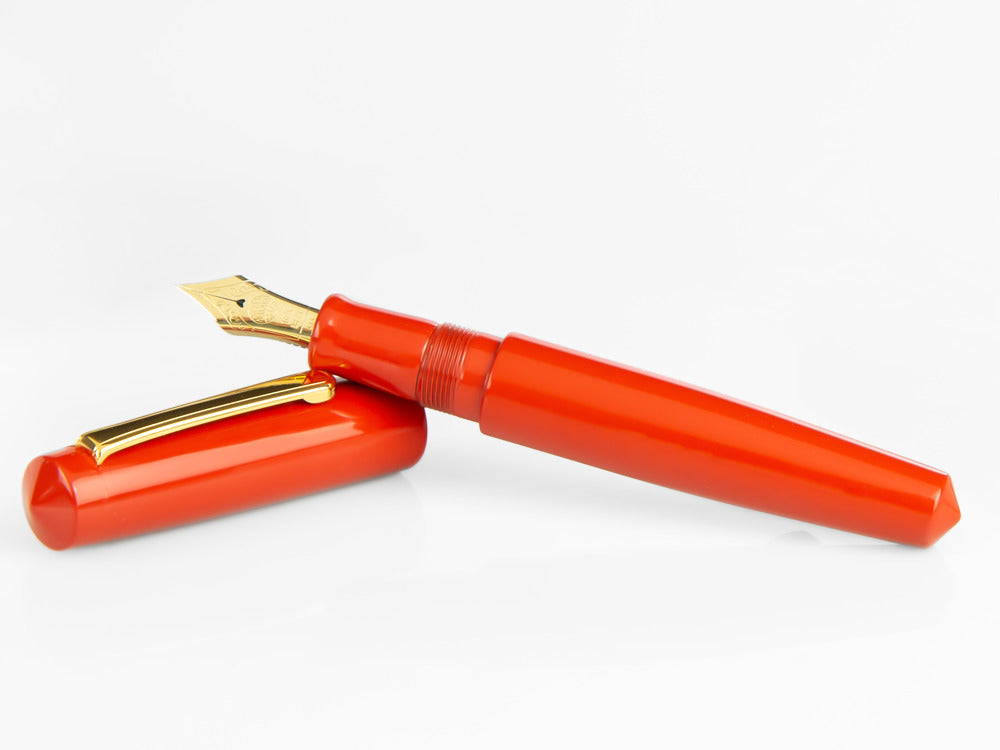 Nakaya Writer Füllfederhalter Arai Shu, Naturkautschuk und Urushi Lack