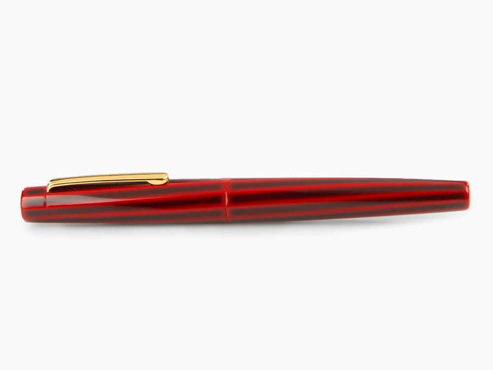 Nakaya Writer Füllfederhalter Aka-Tamenuri, Decapod Twisted