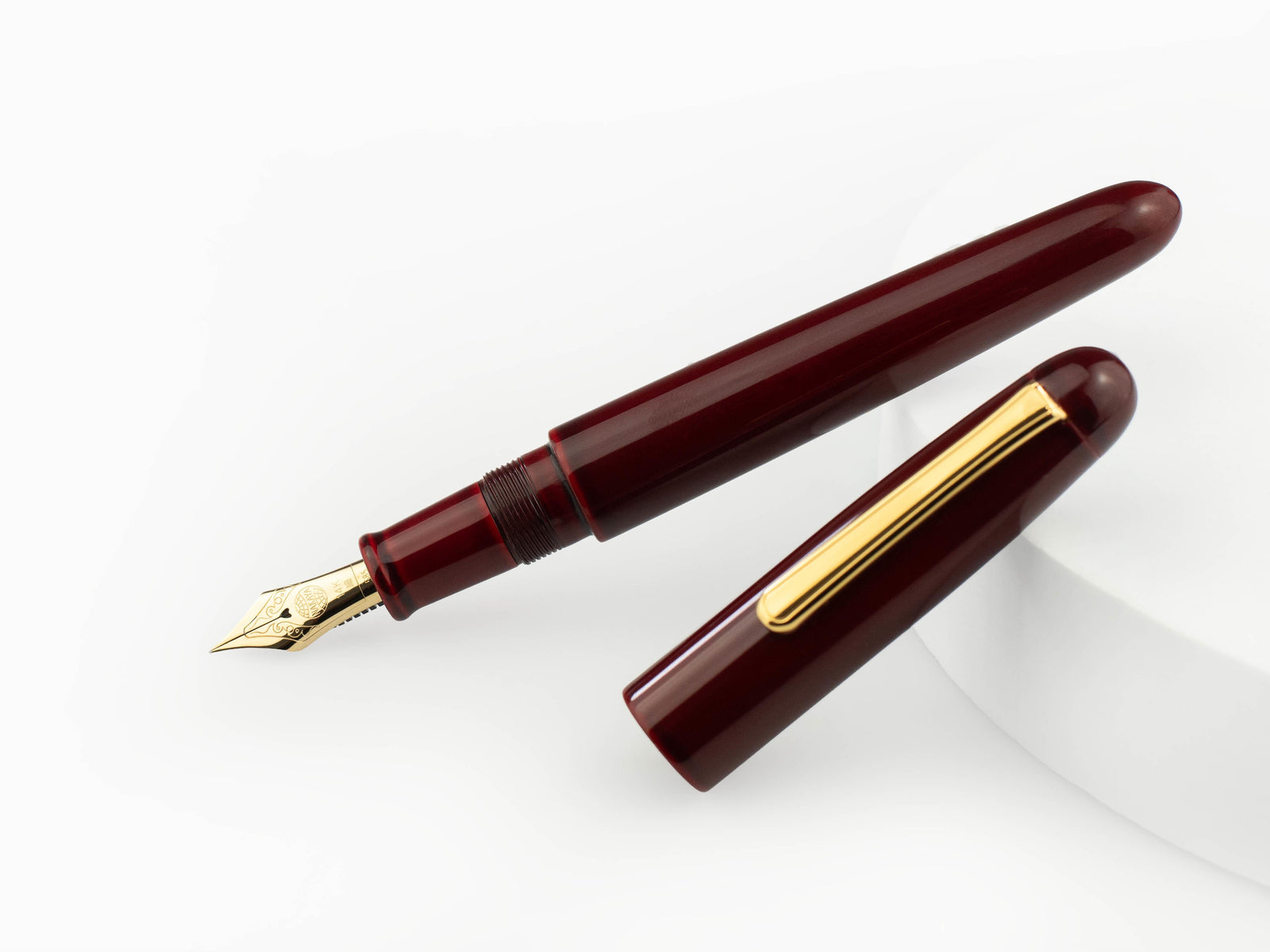 Nakaya Writer Füller Portable, Aka Tamenuri, Urushi Lack, Metall