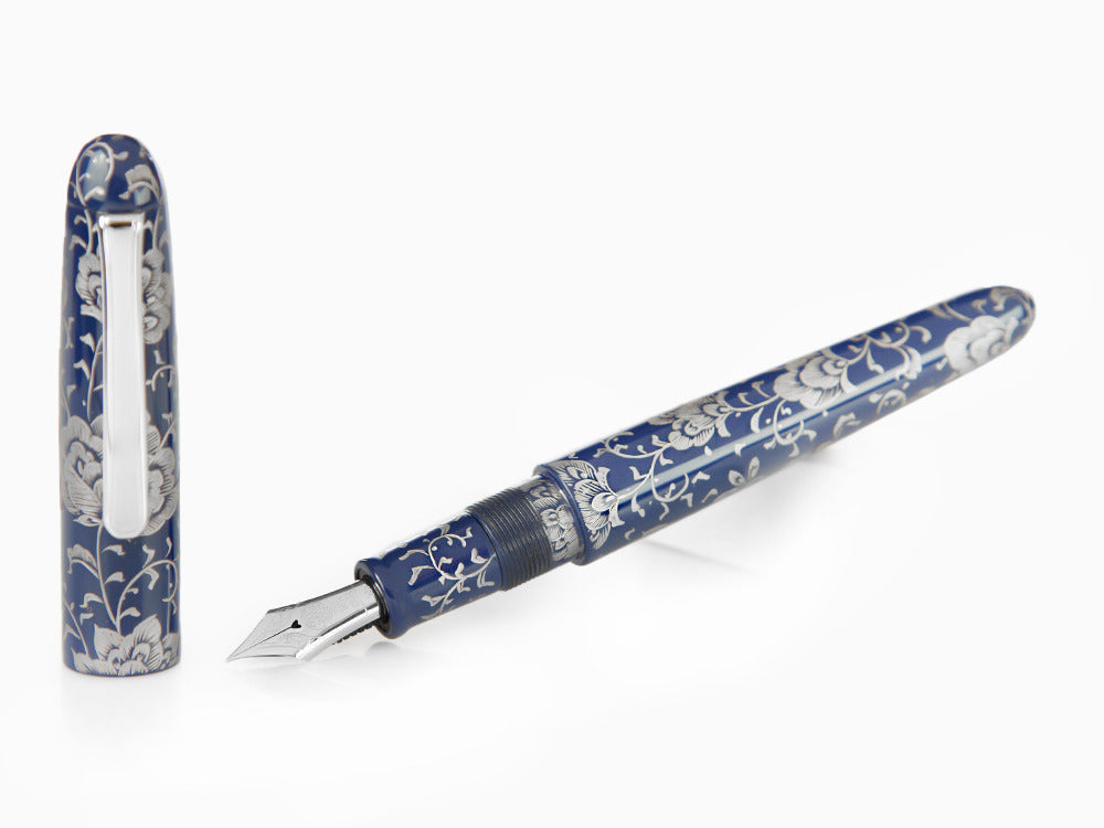 Nakaya Writer Portable Chingin Füllfederhalter, Naturkautschuk