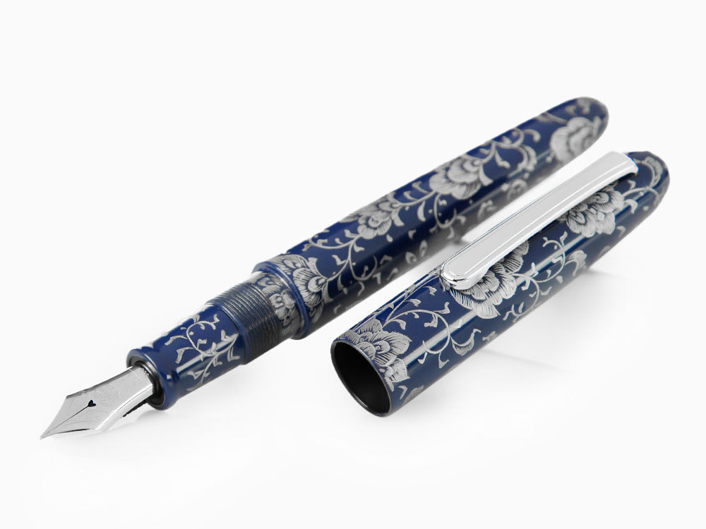 Nakaya Writer Portable Chingin Füllfederhalter, Naturkautschuk