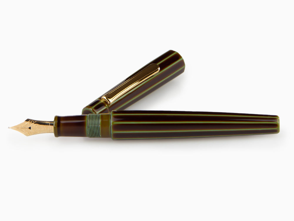 Nakaya Writer Füllfederhalter Heki-Tamenuri, Decapod ST