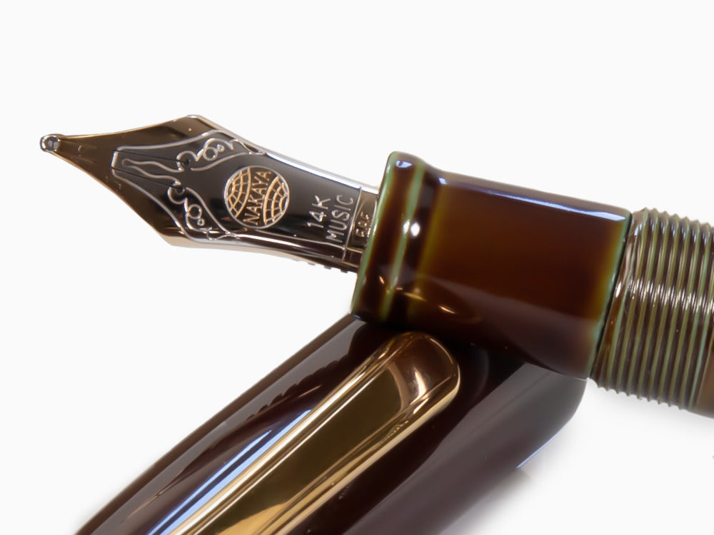 Nakaya Writer Füllfederhalter Heki-Tamenuri, Portable, Vergoldet, Music