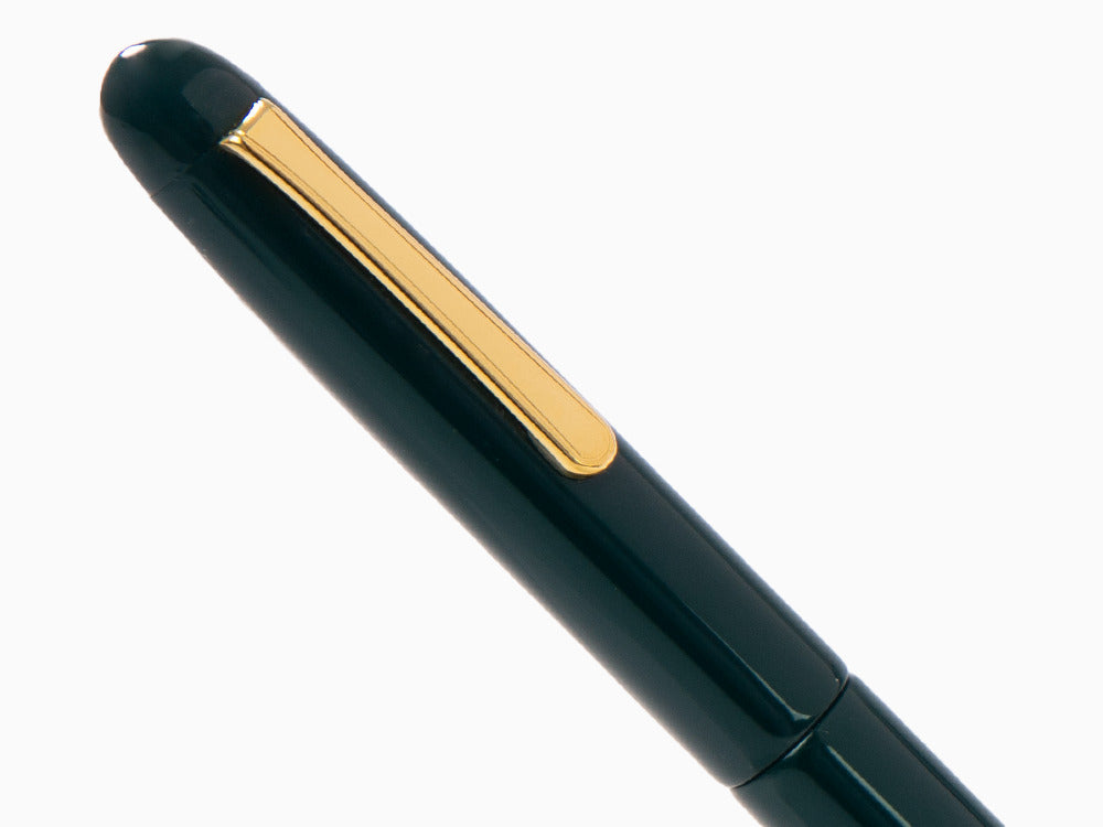 Nakaya Writer Long Füllfederhalter Midori, Ebonite, Vergoldet