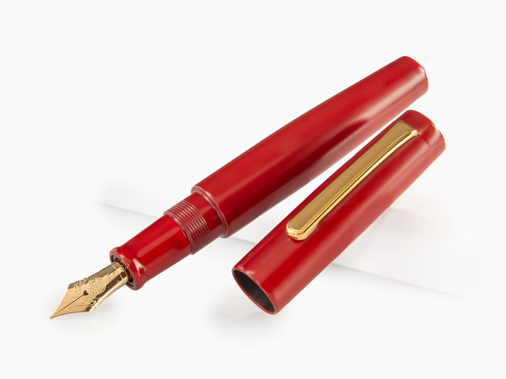 Nakaya Writer Piccolo Füllfederhalter, Nurihanashi-Shu, Ebonite