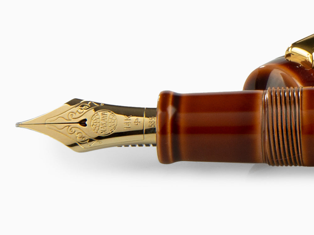 Nakaya Writer Piccolo Füllfederhalter Toki-Tamenuri, Urushi Lack
