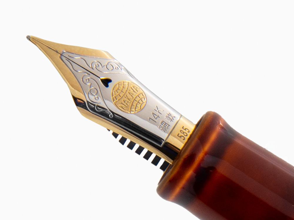 Nakaya Writer Füllfederhalter Toki-Tamenuri, Portable, Zweifarbig