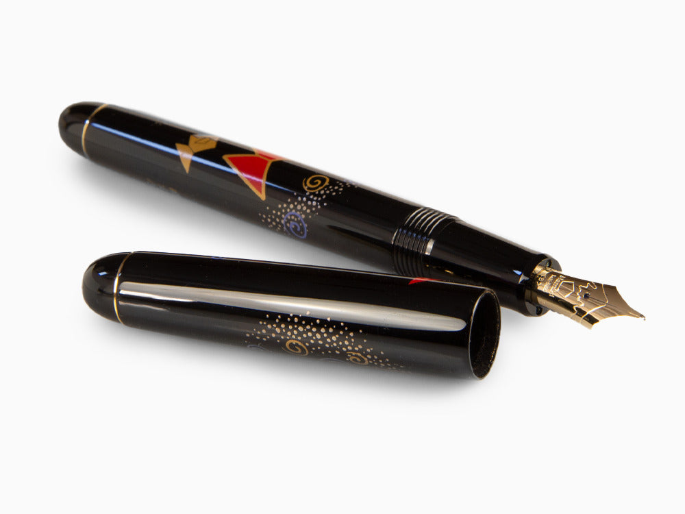 Namiki Nippon Art Origami Gold Fish Füllfederhalter, FK-35-SM-KG