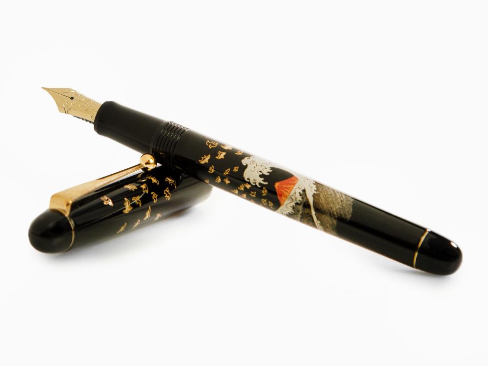 Namiki Nippon Art Mount Fuji and Wave Füllfederhalter, FK-35SMFN