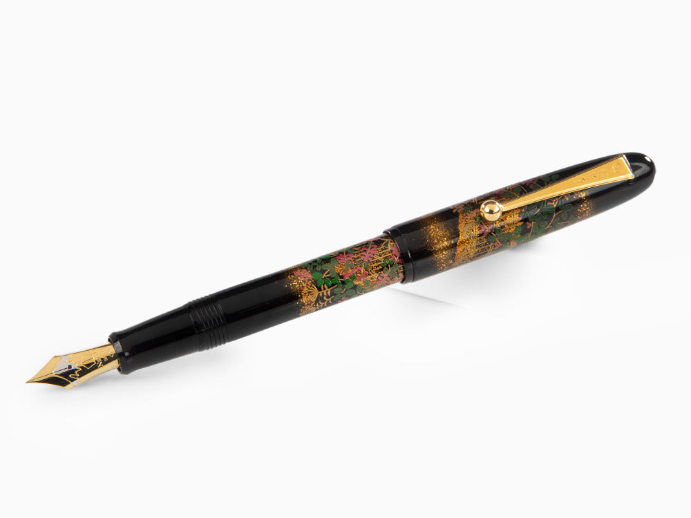 Namiki Yukari Füllfederhalter Flower Fence, Urushi Lack, FN-10M-HA