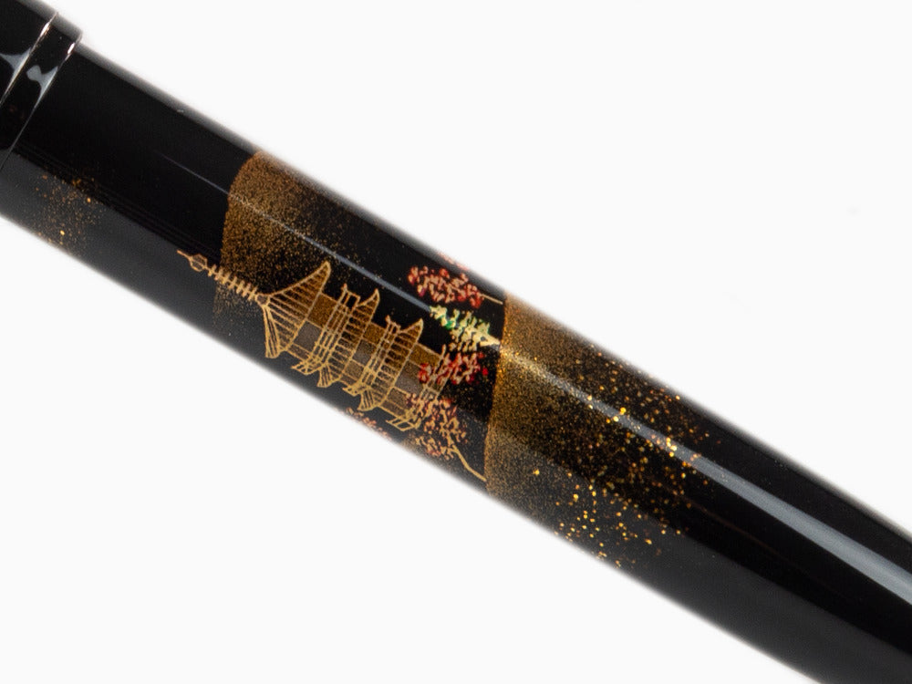 Namiki Yukari Autumn Leaves Füllfederhalter, Urushi Lack, FN-20M-KO