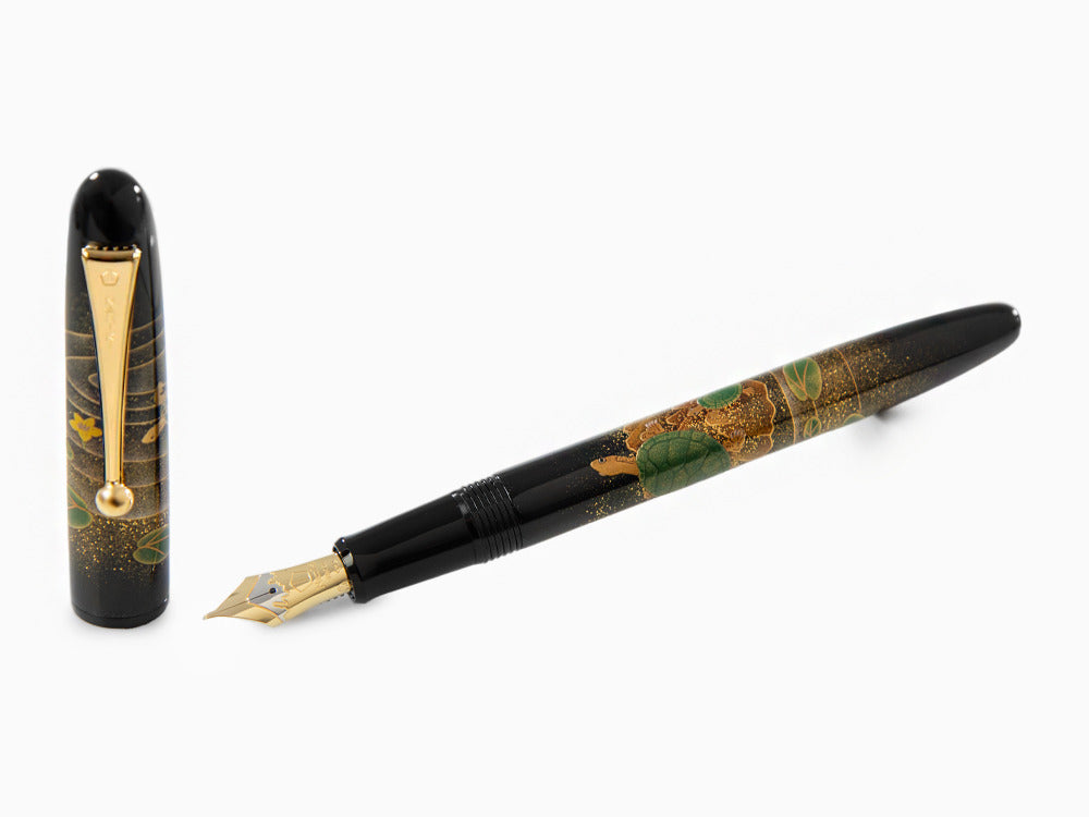 Namiki Yukari Turtles Füllfederhalter, Maki-e, Vergoldete, FN-30M-KM