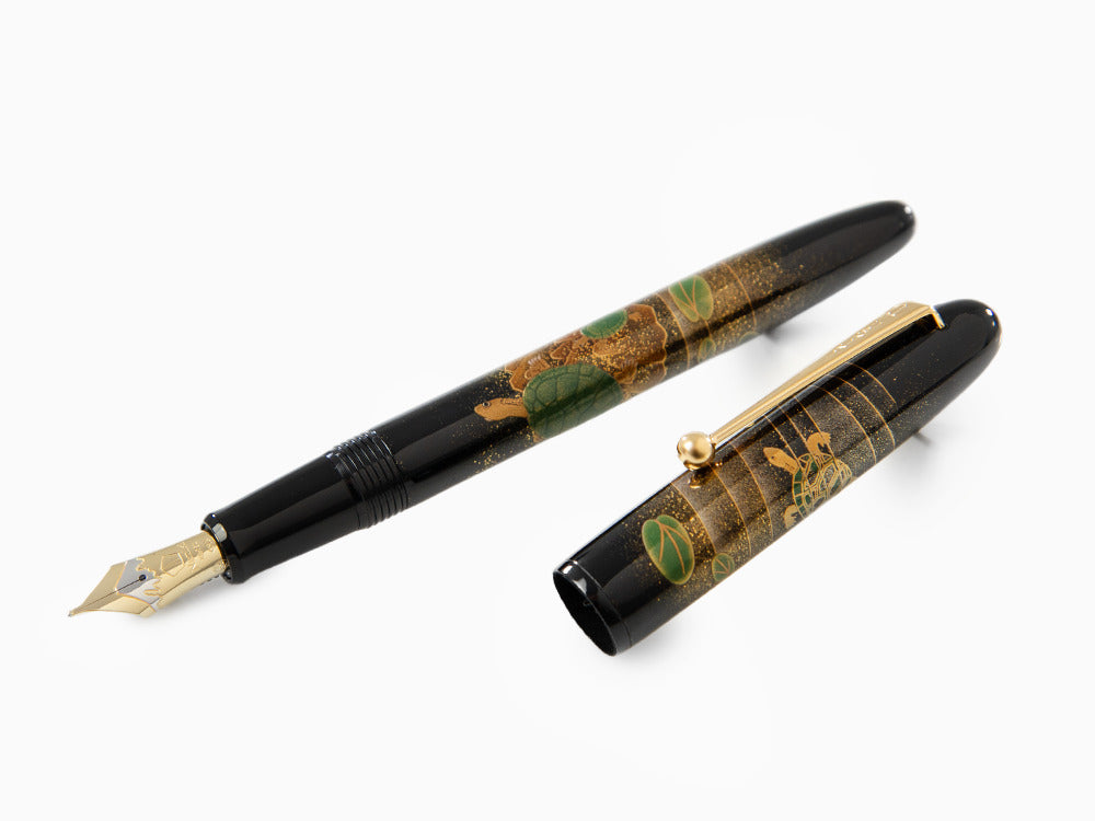 Namiki Yukari Turtles Füllfederhalter, Maki-e, Vergoldete, FN-30M-KM