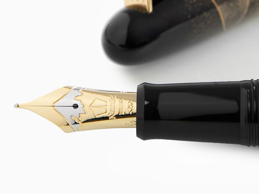 Namiki Yukari Turtles Füllfederhalter, Maki-e, Vergoldete, FN-30M-KM