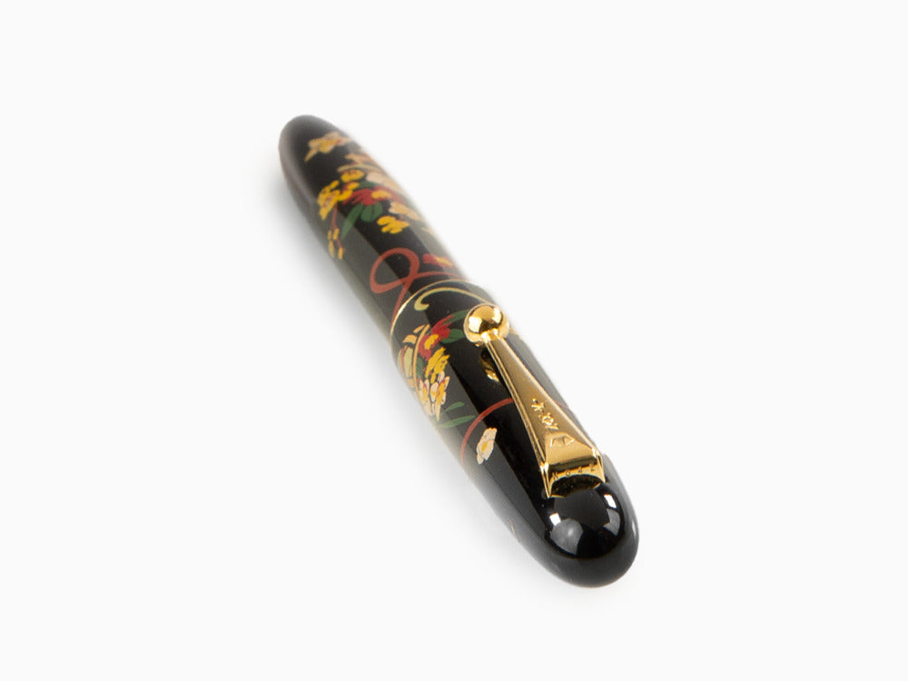 Namiki Nippon Art Flower Basket Füllfer, Vergoldete Beschläge, FN-5M-HA