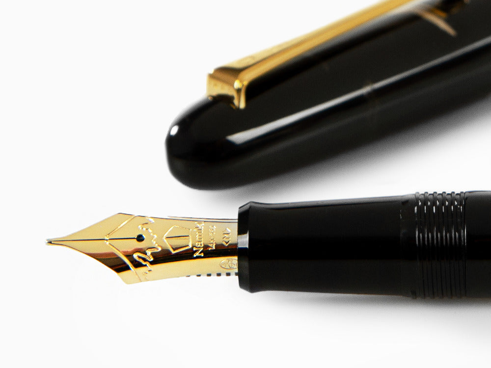 Namiki Nippon Art Crane and Turtle Füllfederhalter, Lack, FN-5M-TK