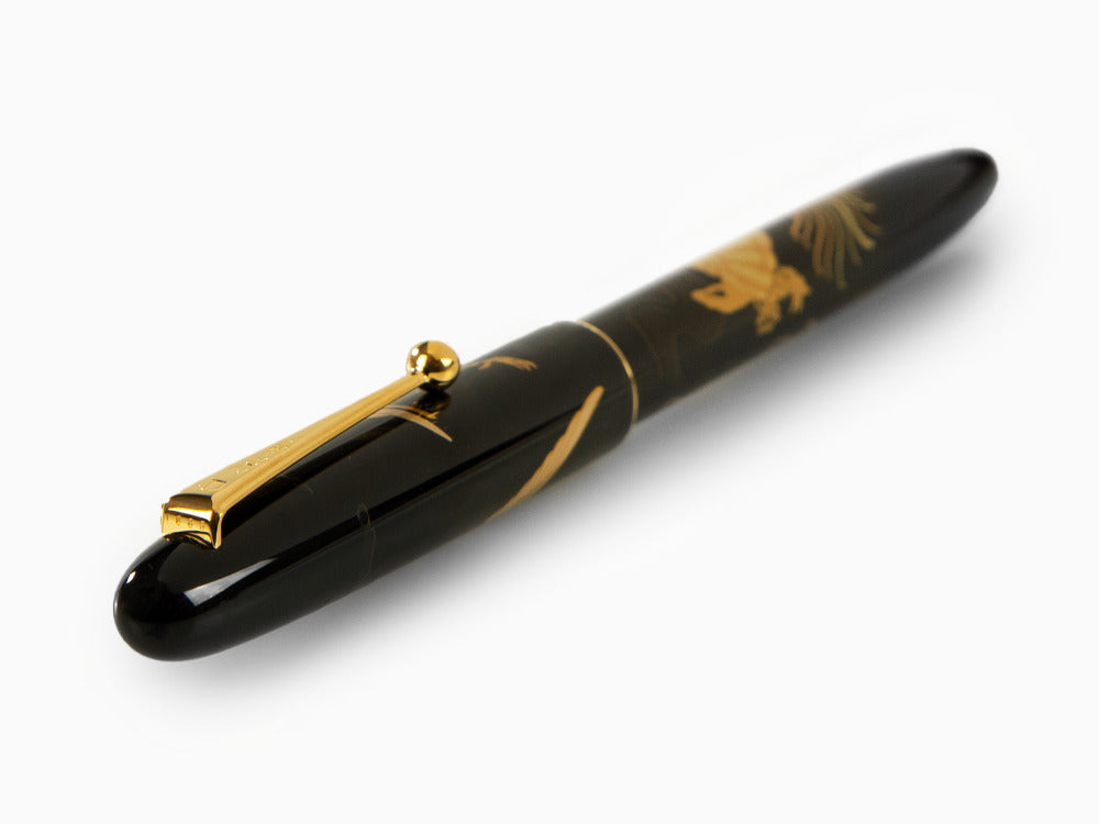 Namiki Nippon Art Crane and Turtle Füllfederhalter, Lack, FN-5M-TK