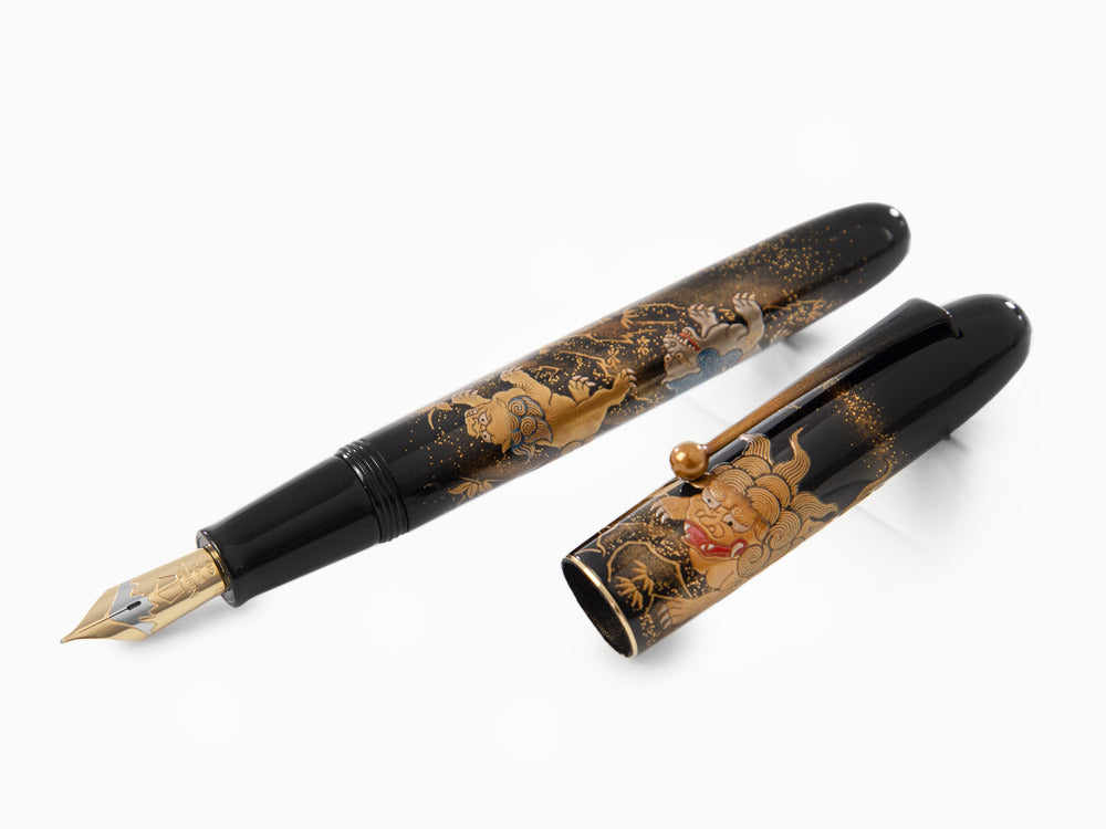 Namiki Yukari Royale Lioness and cubs Füllfederhalter, Urushi Lack