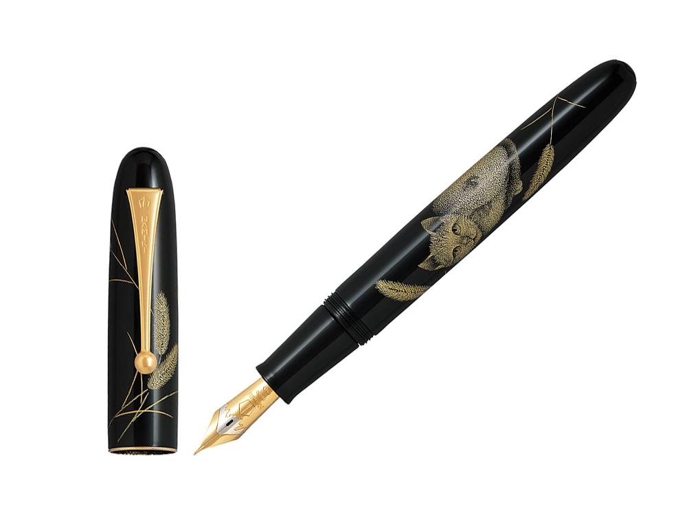 Namiki Chinkin Cat Füllfederhalter, Urushi, FNKC-30-MNEK