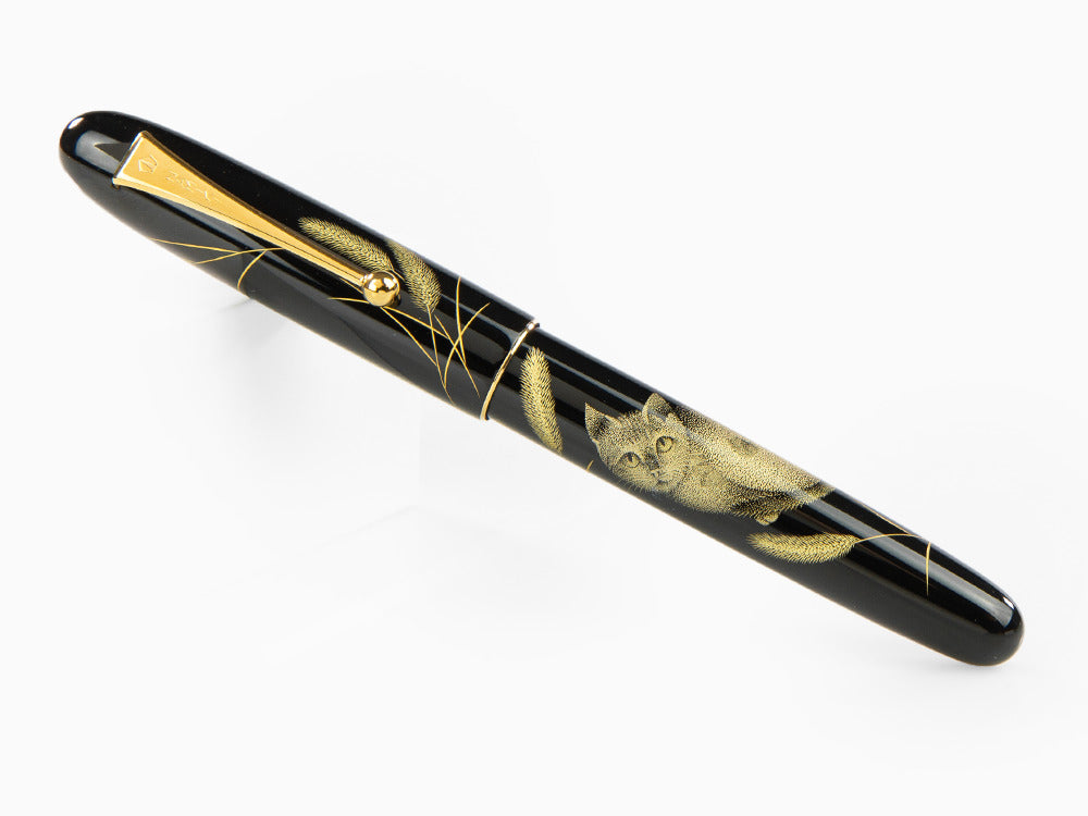 Namiki Chinkin Cat Füllfederhalter, Urushi, FNKC-30-MNEK