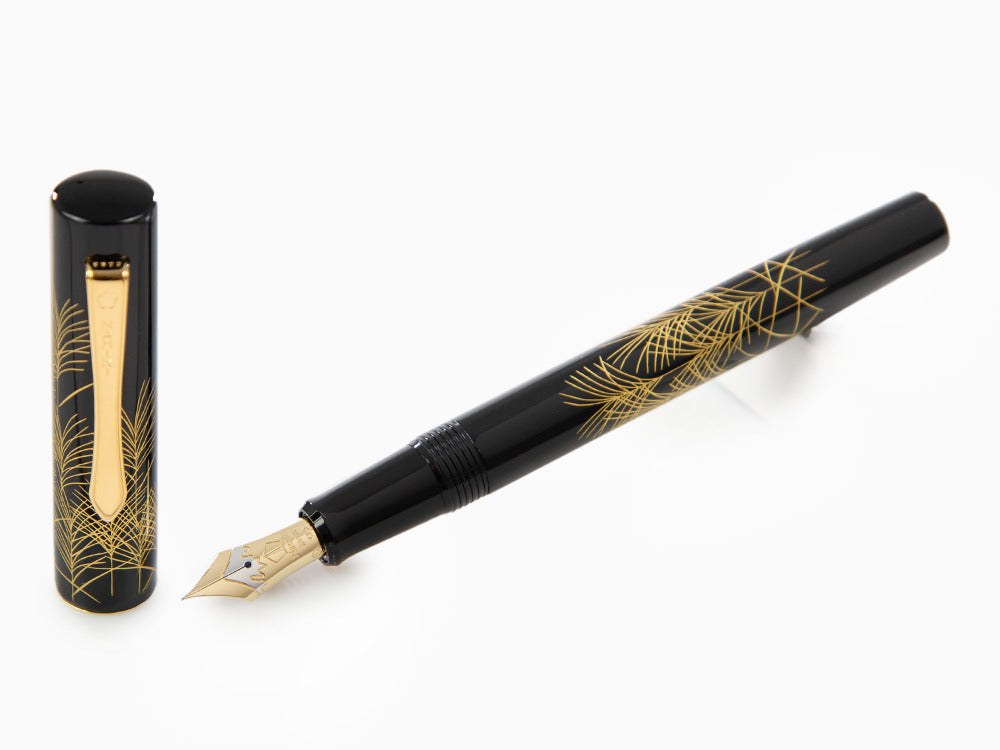 Namiki Chinkin Silver Grass (Susuki) Füller, Maki-e, FNVC-10M-SU
