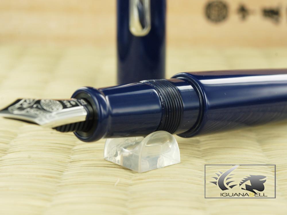 Nakaya Writer Füllfederhalter, Kikyo, Naturkautschuk und Urushi Lack