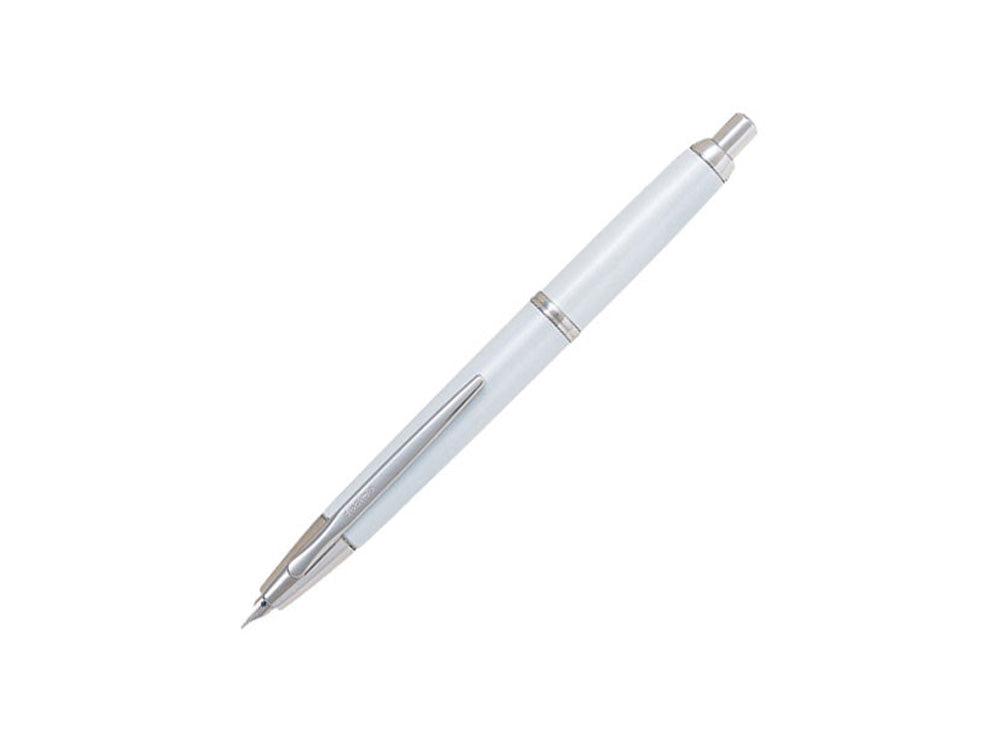 Pilot Capless Decimo Füllfederhalter, Lack, Weiss, FK-1500D-RH-WHITE