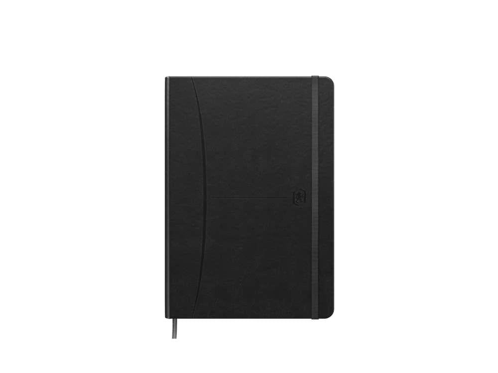 Oxford Signature Normales Notizbuch A5 Schwarz, 400163614-NEGRO