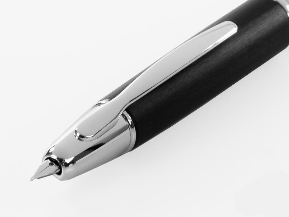 Pilot Capless Wooden Füllfederhalter, Birkenholz, Schwarz, FC-2500RR-B