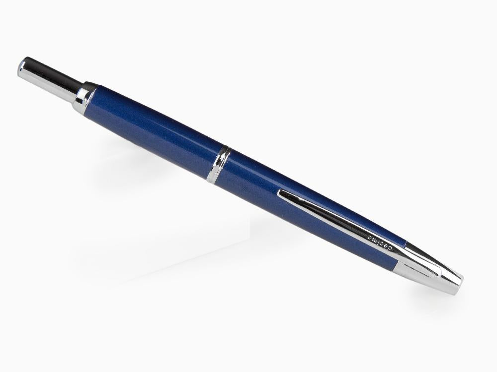 Pilot Capless Decimo Füller, Lack, Verchromte, Blau, FK-1500D-RH-BLUE