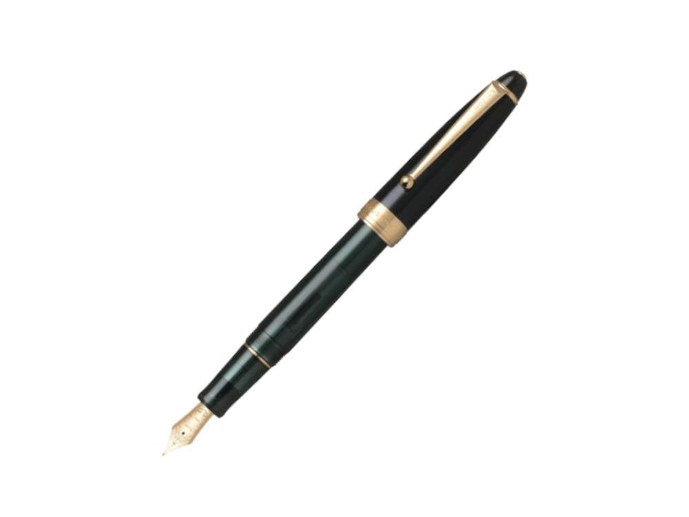 Pilot Custom NS Nature Green Füllfederhalter, Vergoldet, FKNS-1-G