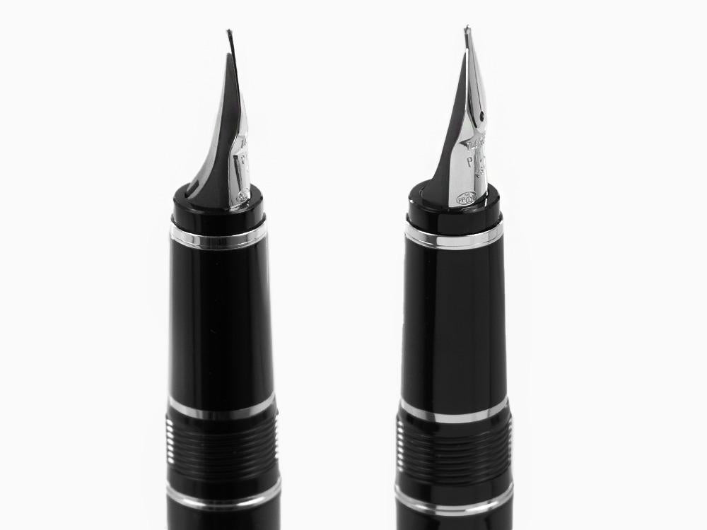 Pilot Falcon Füllfederhalter, Schwarz, Flexible Feder, Falcon-Black