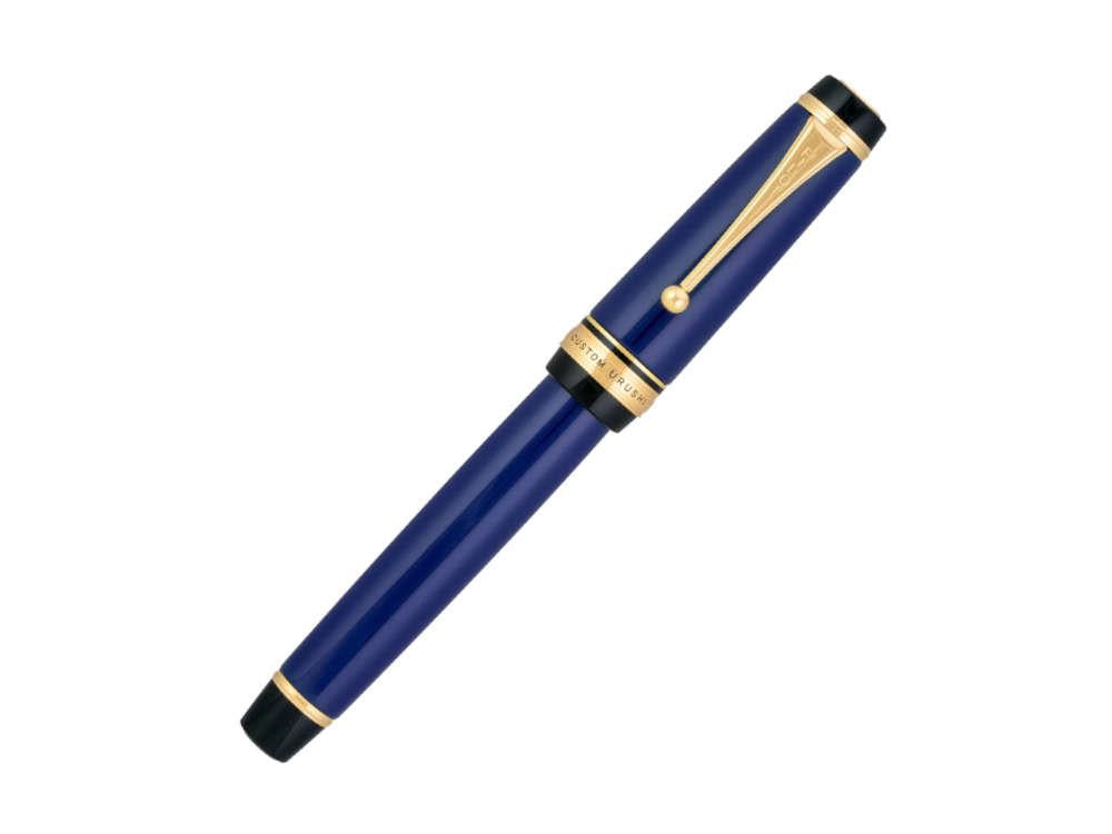 Pilot Custom Urushi Prussian Blue Füllfederhalter, Ebonite, Blau, NPUA