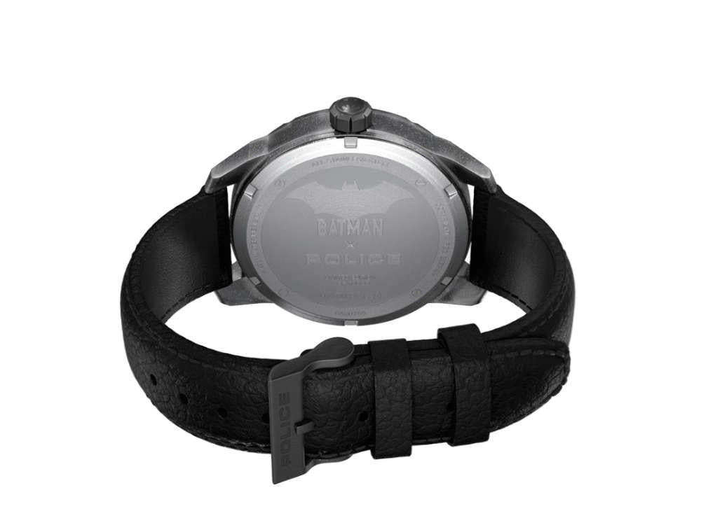 Police Batman The Bat Quartz Uhr, 45 mm, Schwarz, PEWGA0075501