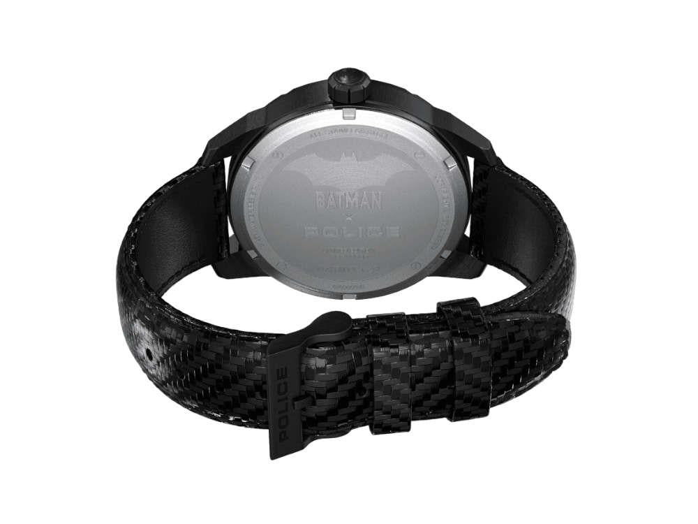 Police Batman The Bat Quartz Uhr, 45 mm, Schwarz, PEWGA0075502