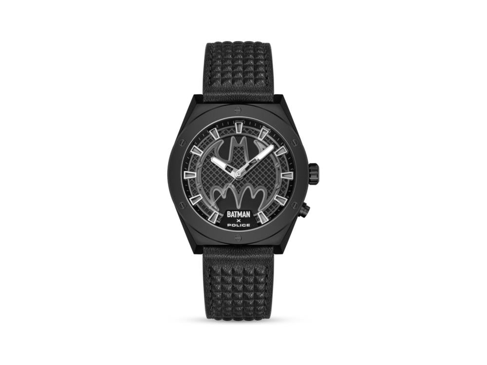 Police Ultimate Batman Quartz Uhr, 44 mm, Schwarz, PEWGA0090101-SET