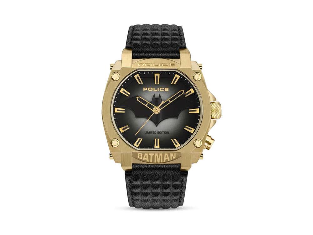 Police Forever Batman Quartz Uhr, PVD Gold, Limitierte Edition, PEWGD0022602