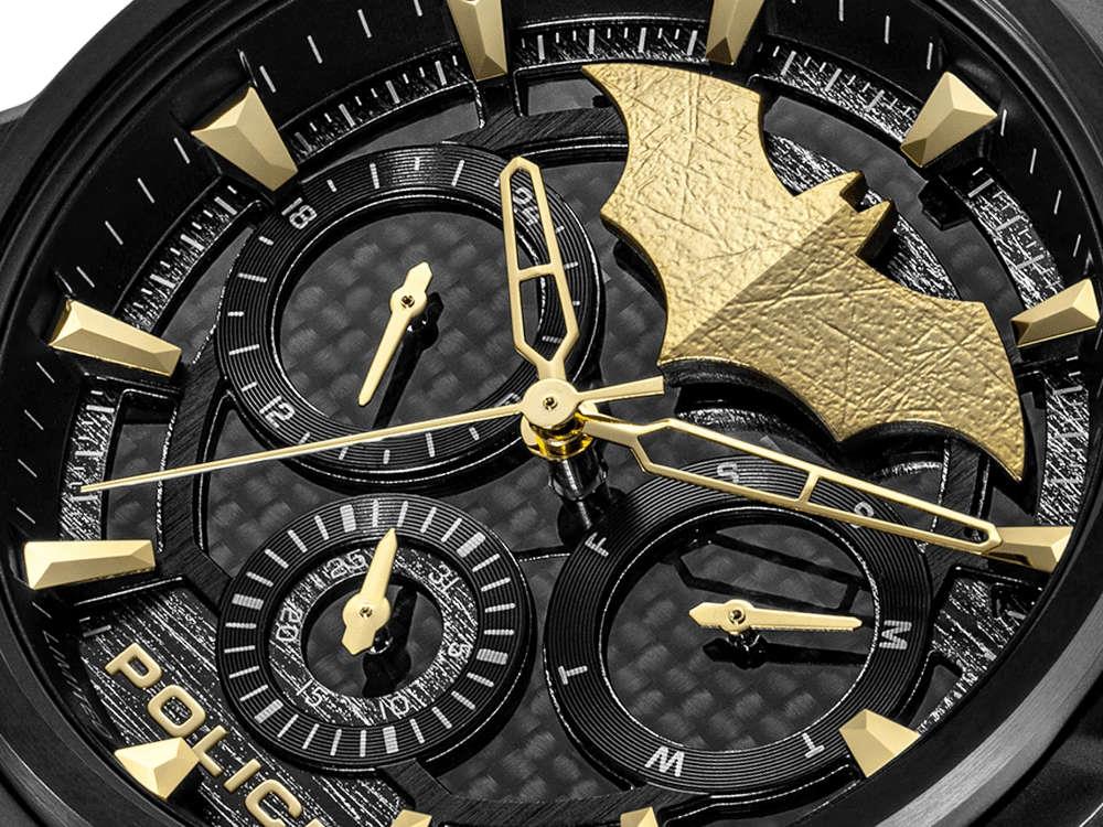Set Police Crusader Quartz Uhr und Batarang Armband Limitierte Ed. PEWGQ0089902