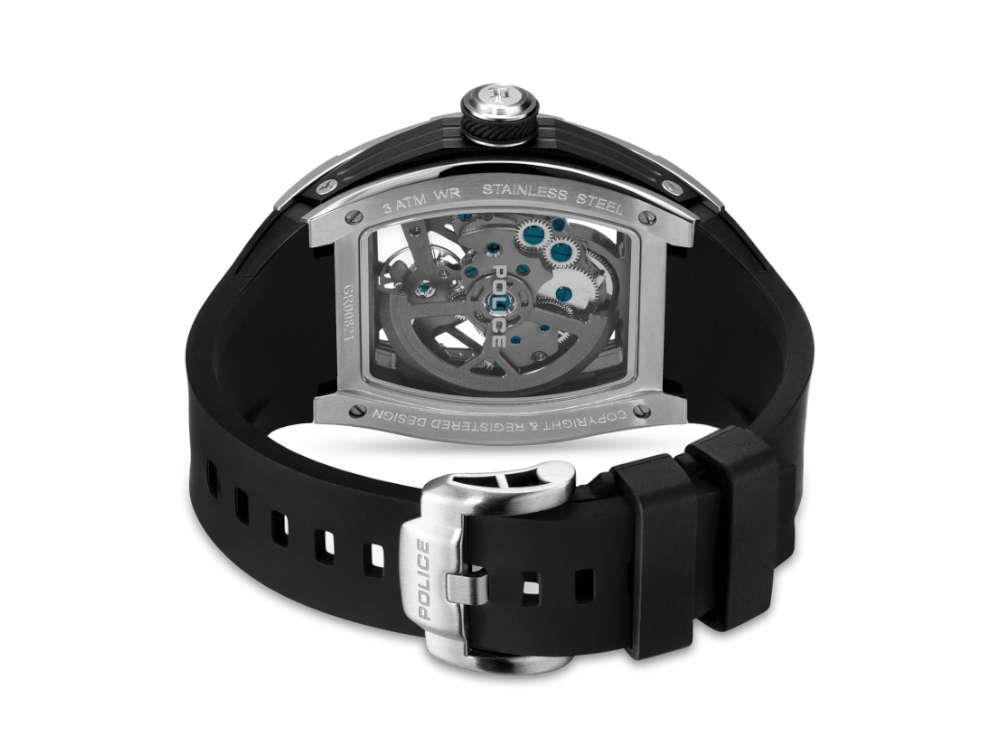 Police Tampa Automatik Uhr, 42 mm, Schwarz, PEWGR0082102