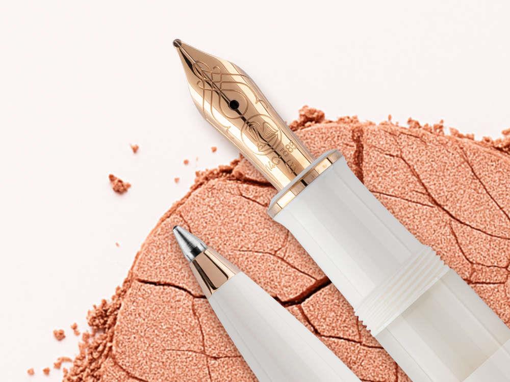Pelikan K600 White & Rose Gold Kugelschreiber, Édition spéciale, 300014588