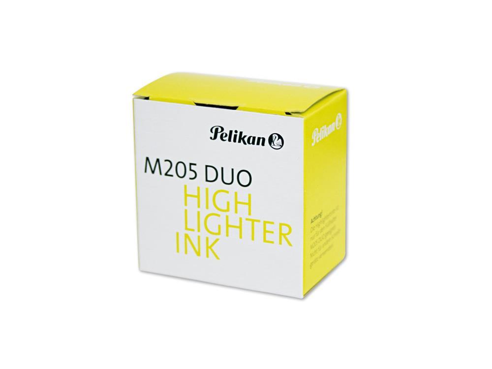 Pelikan Tintenfass, M205, 30ml., Neongelb, Glass
