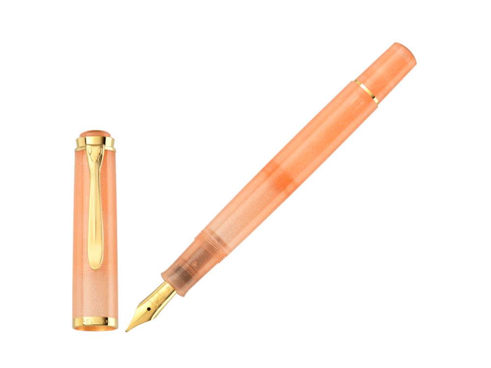Set Pelikan M200 Apricot Achat Füllfederhalter Sonderausgabe, 400200492
