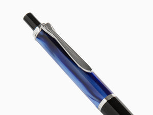 Pelikan Classic K205 Kugelschreiber, Blue Marble, Verchromte Akzente, 801997