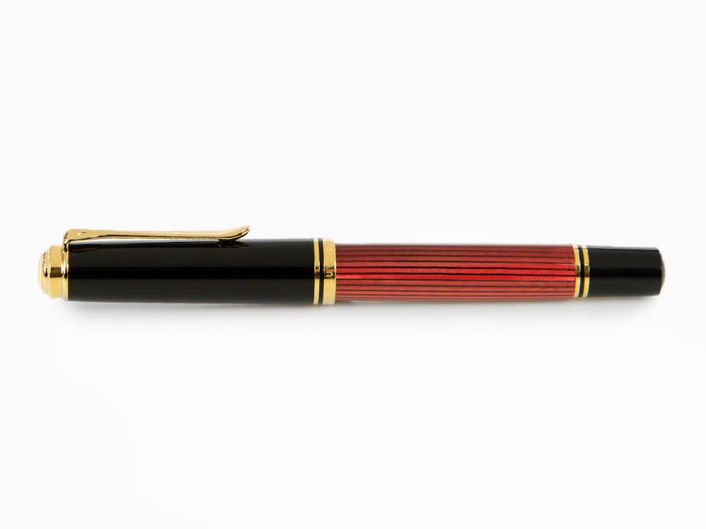 Pelikan Souverän 800 Black-Red Füllfederhalter, Edelharz, 816625