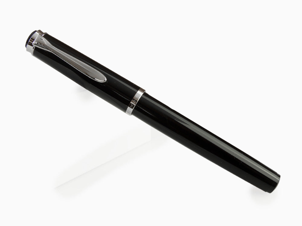 Pelikan Classic P205 Füller, Schwarz, Verchromten Akzenten, 930859