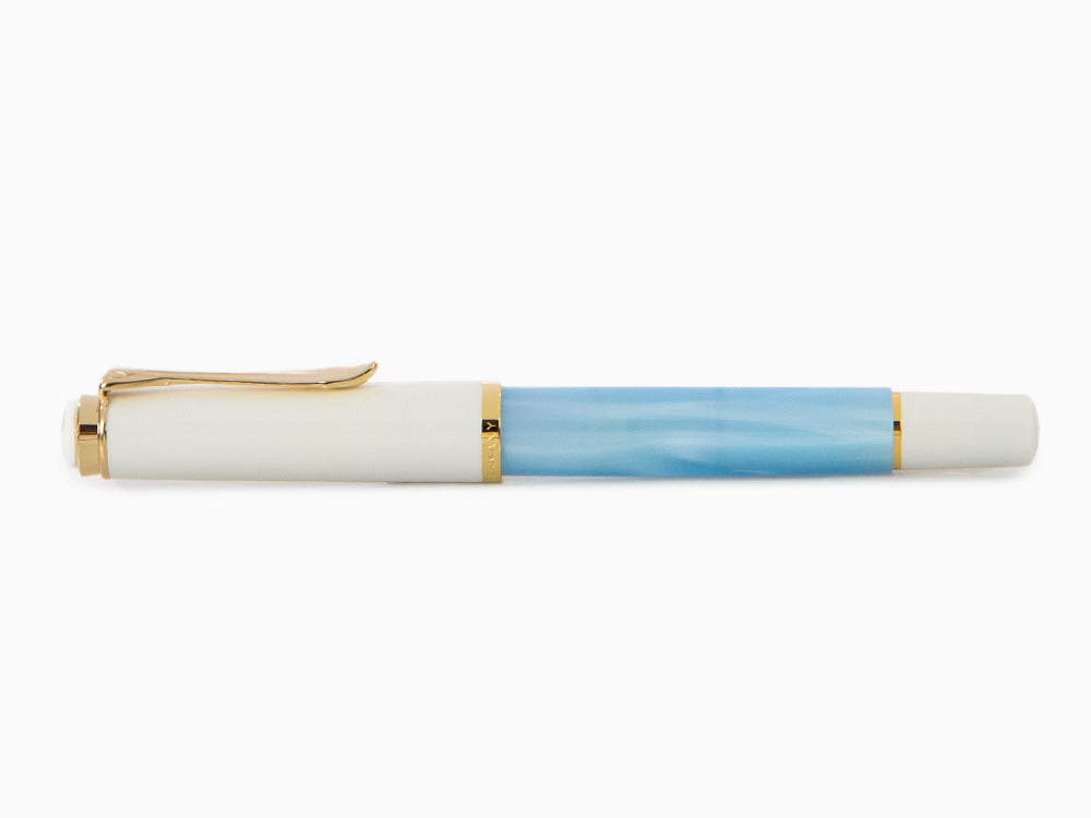 Pelikan Classic 200 Pastel-Blue Füllfederhalter, Sonderausgabe, 823012 - Nib EF