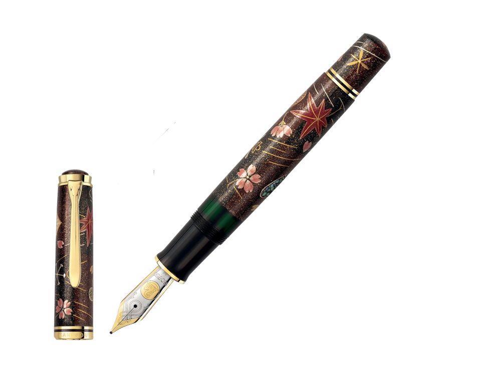 Pelikan Maki-e Four Seasons Lucky Charm Füllfeder, Limitierte Ed, 829007