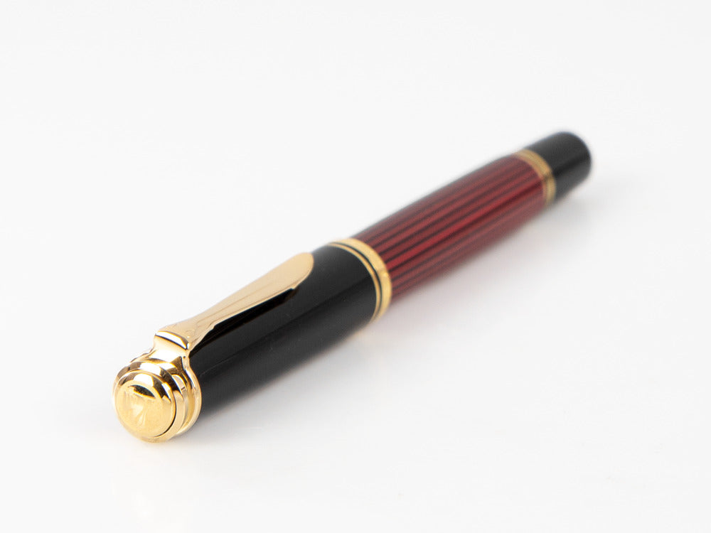 Pelikan Roller Souverän R400, Schwarz-Rot, 905521
