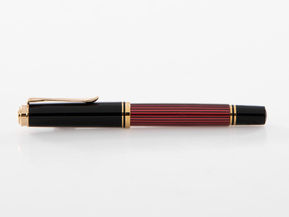Pelikan Roller Souverän R400, Schwarz-Rot, 905521
